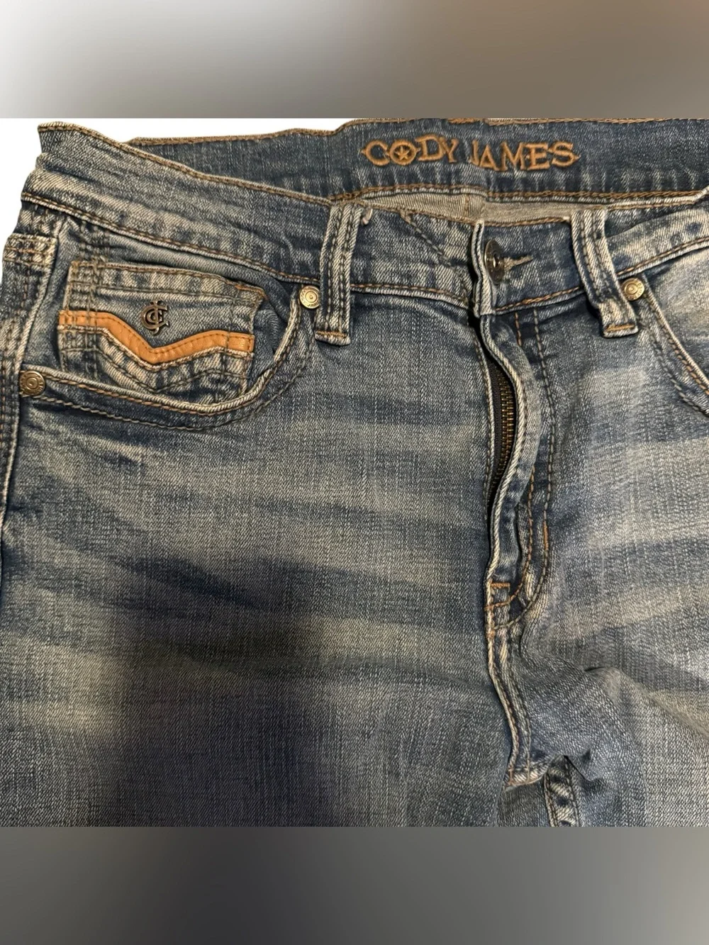 Cody James Bootcut Jeans Mens 33x34 Medium Wash Western Cowboy Rodeo